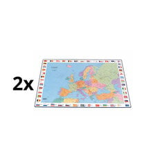 Bantex kirjoitusalusta, Euroopan kartalla, 44 x 63 cm 2 kpl hinta ja tiedot | Toimistotarvikkeet | hobbyhall.fi