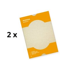 Koristepaperi Marina, A4, 175 g/m2, 25 arkkia, beige, 2 kpl hinta ja tiedot | Vihkot, muistikirjat ja paperit | hobbyhall.fi