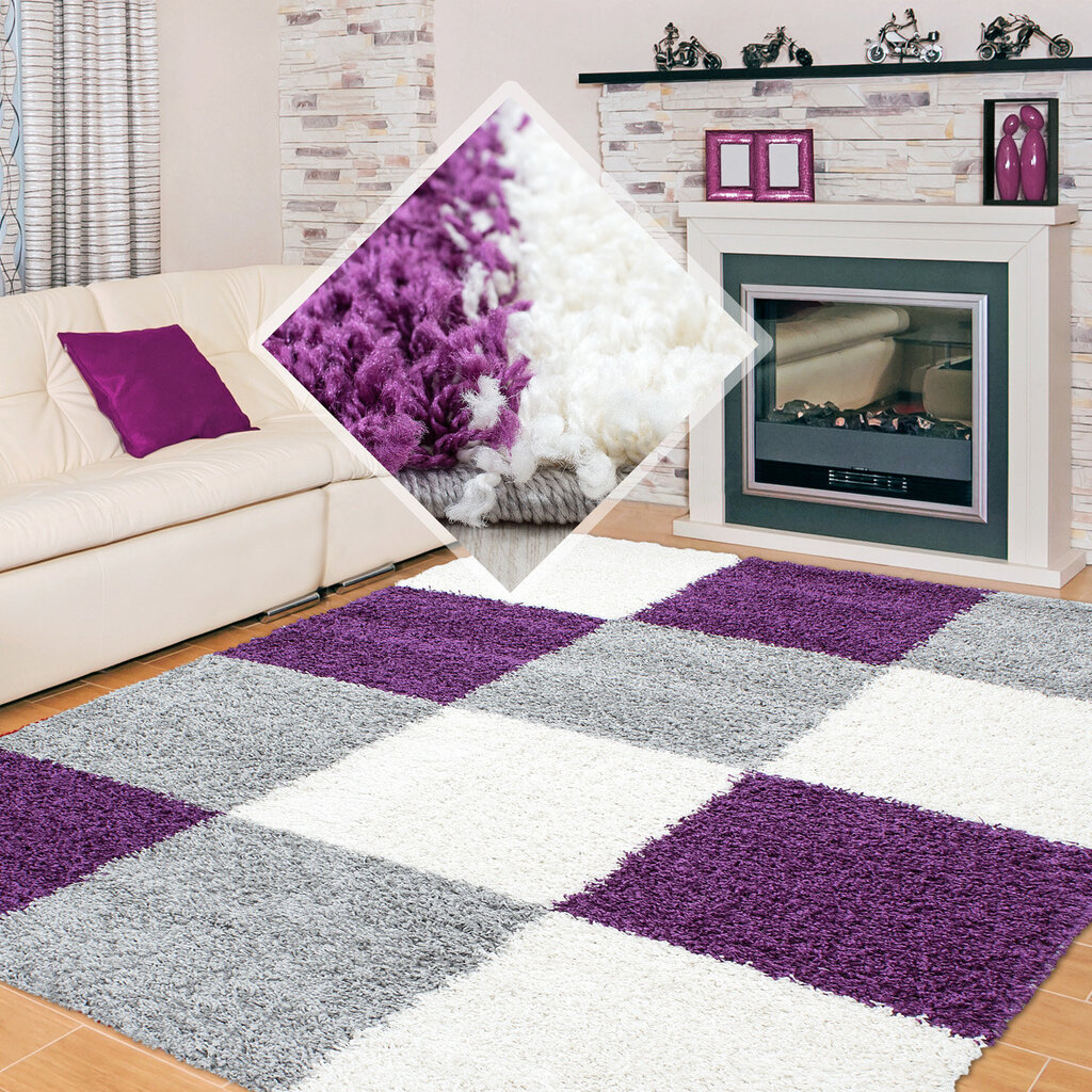 Ayyildiz LIFE matto violetti, 80X250 cm hinta ja tiedot | Isot matot | hobbyhall.fi
