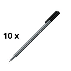 Mustekynä Staedler triplus fineliner 334, 0,3 mm, 10 kpl. hinta ja tiedot | Kirjoitusvälineet | hobbyhall.fi