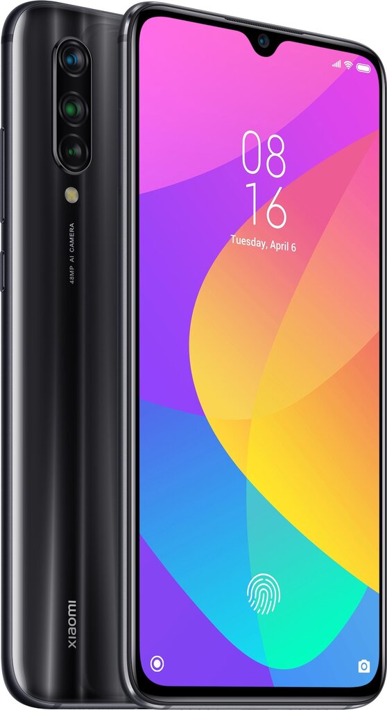 Xiaomi Mi 9 Lite, Dual SIM 6/128GB, Onyx Grey hinta ja tiedot | Matkapuhelimet | hobbyhall.fi