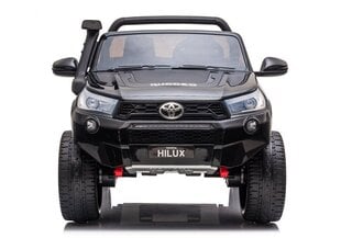 Toyota Hilux sähkökäyttöinen leikkiauto lapsille, lakattu musta hinta ja tiedot | Lasten sähköautot | hobbyhall.fi