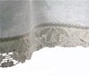 Valkoiset pellavaverhot pitsillä / verhosetti 2 kpl / pituus 30 cm verhot hinta ja tiedot | Verhot | hobbyhall.fi