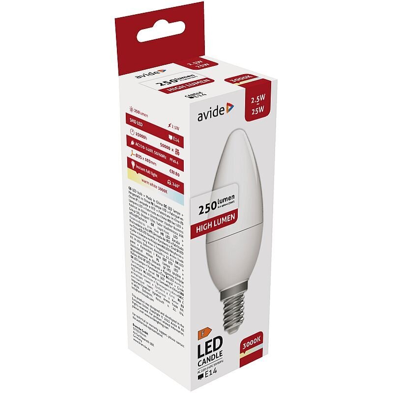 LED-lamppu Globe Mini G45 6.5W E14 AVIDE hinta ja tiedot | Lamput | hobbyhall.fi