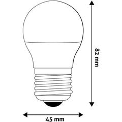LED-lamppu Globe Mini G45 4,5W E27 AVIDE hinta ja tiedot | Lamput | hobbyhall.fi