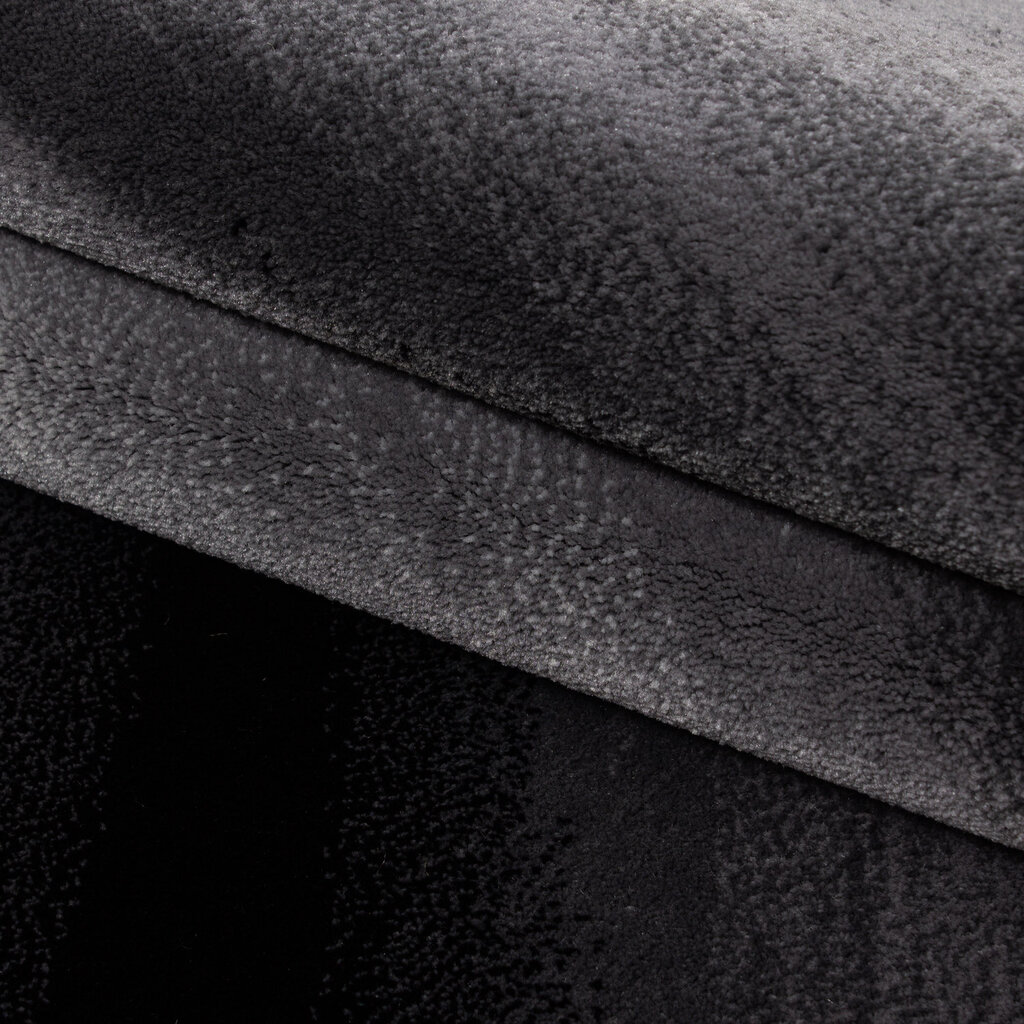 Miami matto, musta 6630, 80x150 cm hinta ja tiedot | Isot matot | hobbyhall.fi