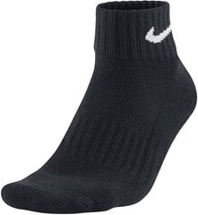 Nike Sukat U NK Cush Ankle 3PR-Value Black hinta ja tiedot | Miesten sukat | hobbyhall.fi