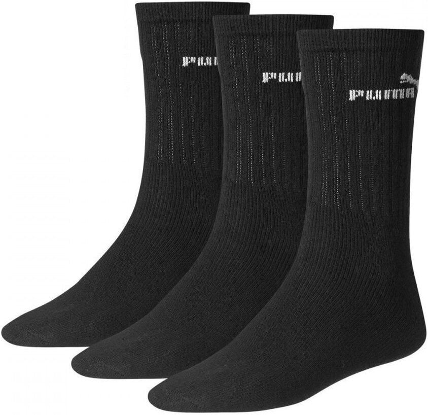 Puma Sukat Sport Sock 3 Pack Black hinta ja tiedot | Miesten sukat | hobbyhall.fi