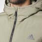 Adidas Nukka Takit Helionic Hooded Down Jacket Trace Cargo hinta ja tiedot | Miesten ulkoilutakit | hobbyhall.fi