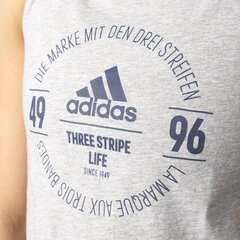 Adidas Puserot Logo Tee Grey Heather hinta ja tiedot | Naisten urheiluvaatteet | hobbyhall.fi