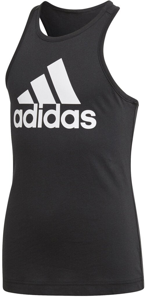 Adidas Puserot YG Logo Tank Black hinta ja tiedot | Tyttöjen paidat | hobbyhall.fi