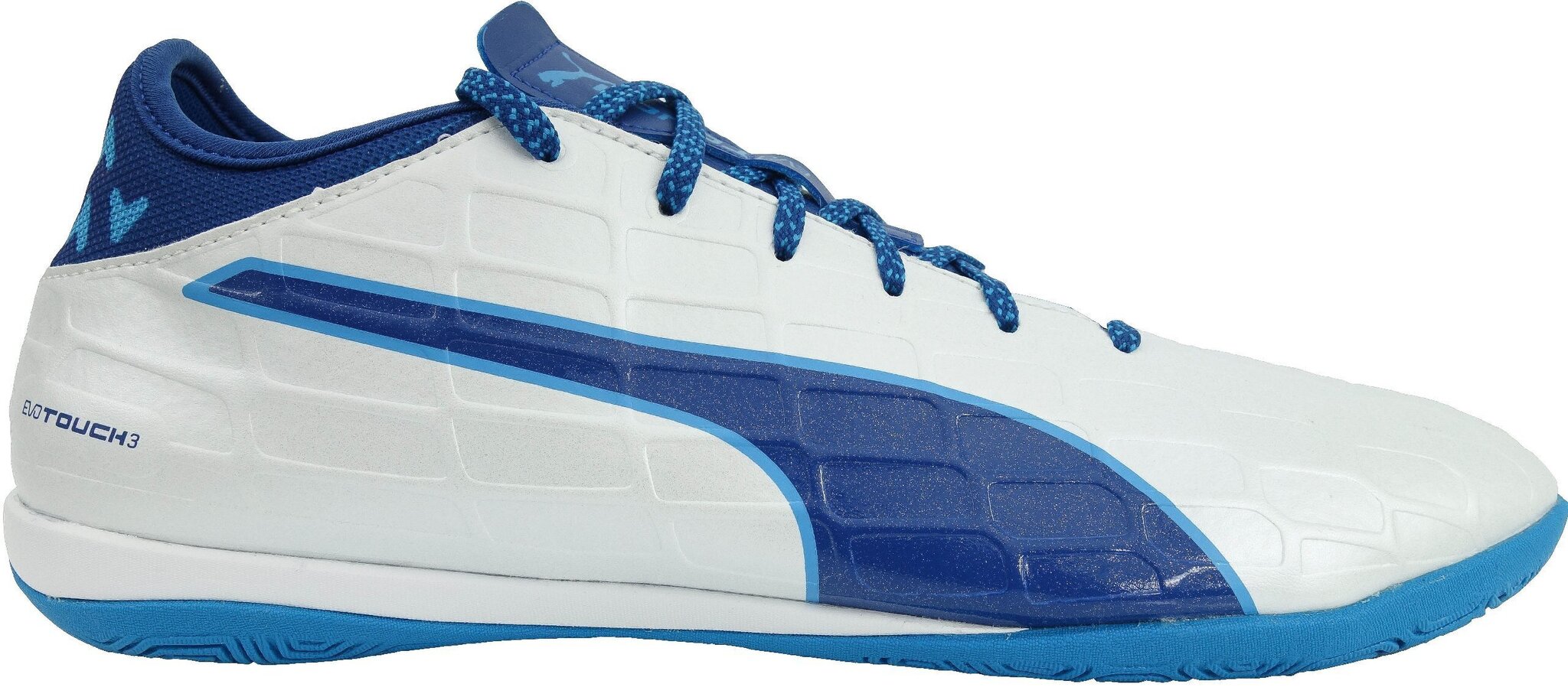 Puma Jalkineet Evotouch 3 IT White Blue hinta ja tiedot | Miesten urheilu- ja vapaa-ajan kengät | hobbyhall.fi