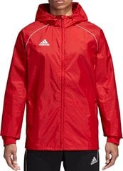 Adidas Takit Core 18 Rn Jacket Red CV3695 hinta ja tiedot | Miesten urheiluvaatteet | hobbyhall.fi