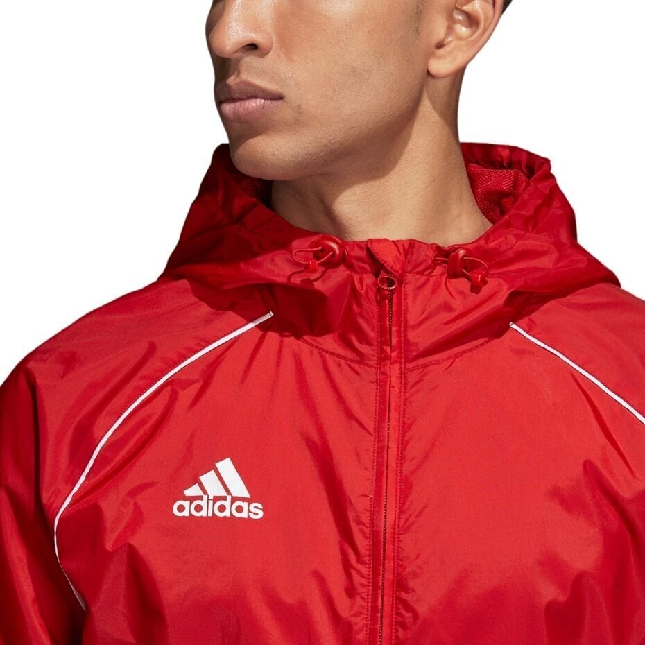 Adidas Takit Core 18 Rn Jacket Red CV3695 hinta ja tiedot | Miesten urheiluvaatteet | hobbyhall.fi