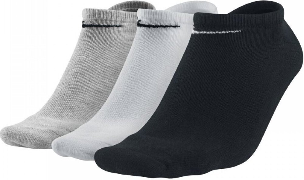 Nike Sukat U NK Cush NS 3PR-Value Musta, valkoinen, harmaa hinta ja tiedot | Poikien sukat | hobbyhall.fi