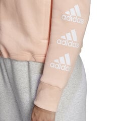 Adidas huppari W Stacked Fz Hd Pink hinta ja tiedot | Naisten hupparit, collegepaidat ja villapaidat | hobbyhall.fi