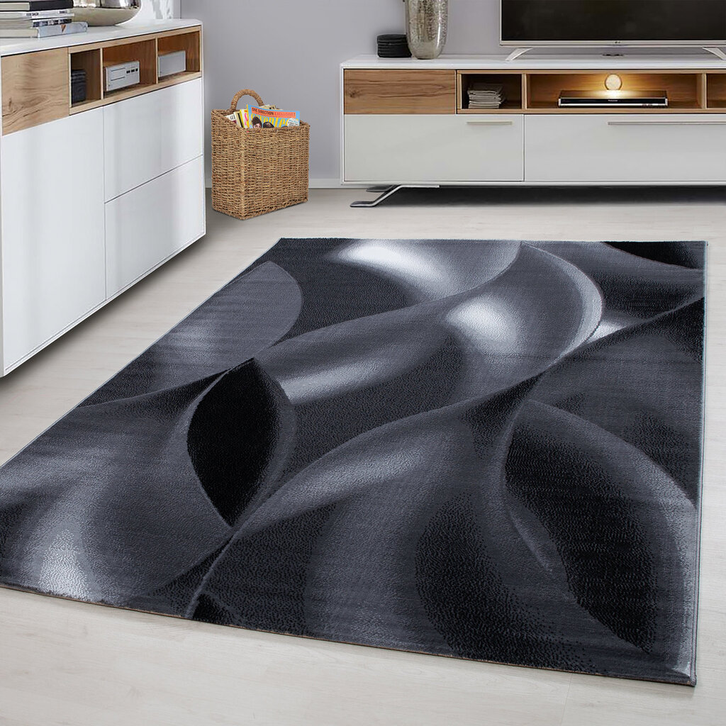 Matto Plus Black 8008, 80x300 cm hinta ja tiedot | Isot matot | hobbyhall.fi