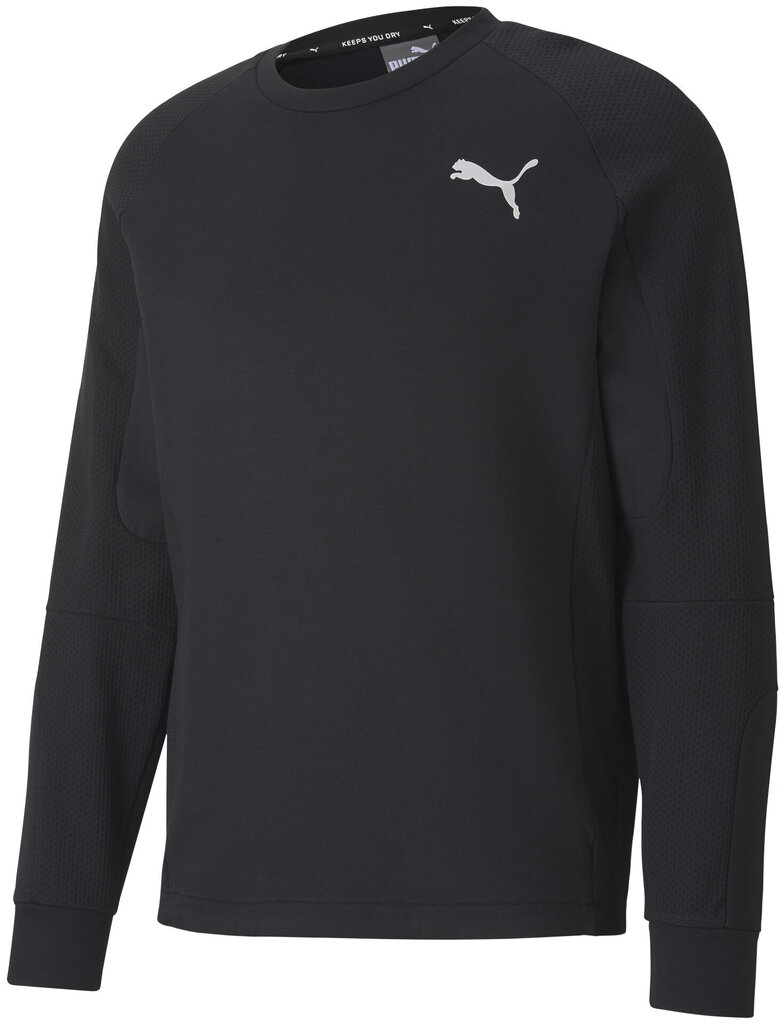 Puma Jumpperi Evostripe Crew Black hinta ja tiedot | Miesten puserot ja hupparit | hobbyhall.fi