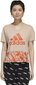 Adidas Puserot W U-4-U Cropt T Beige hinta ja tiedot | Naisten T-paidat | hobbyhall.fi