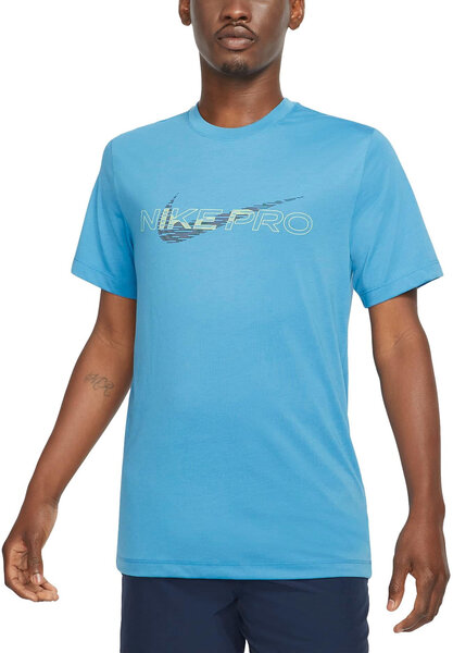 Nike T-paita Nk Df Tee Db Nk Pro Blue