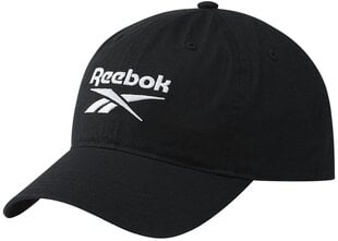 Reebok Lippis Te Logo Cap Black GP0124 hinta ja tiedot | Miesten hatut, huivit ja käsineet | hobbyhall.fi