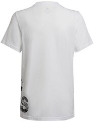 Adidas T-paita B Logo Tee White HD9522 hinta ja tiedot | Poikien paidat | hobbyhall.fi