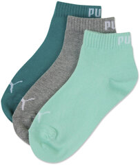 Puma Sukat Kids Quarter Grey Green 907375 35 hinta ja tiedot | Poikien sukat | hobbyhall.fi