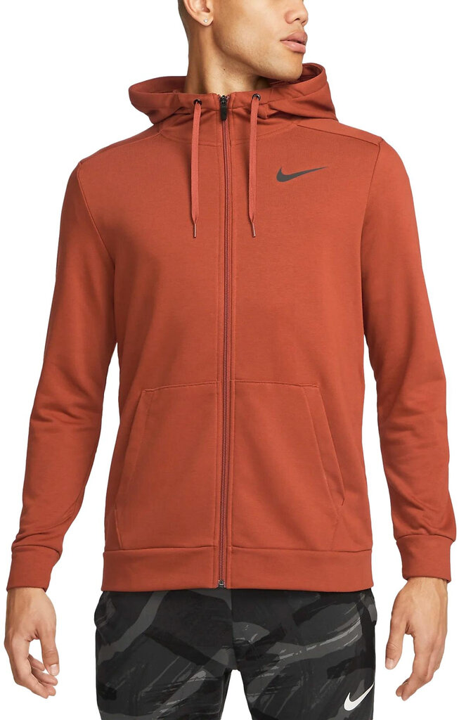 Nike Jumpperi Df Hdie Fz Fl Brown CZ6376 832 hinta ja tiedot | Miesten puserot ja hupparit | hobbyhall.fi