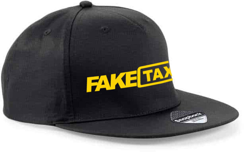 Musta FullCap- lippis FakeTaxi PK3018-51777-Universaali