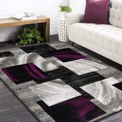 Matto harmaa/violetti 120x170cm hinta ja tiedot | Isot matot | hobbyhall.fi