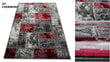 Matto harmaa/punainen 80x150cm hinta ja tiedot | Isot matot | hobbyhall.fi