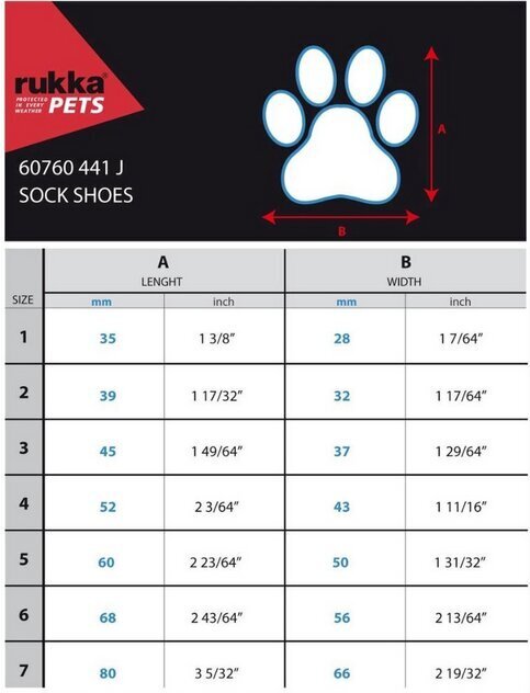 Kengät koirille Rukka Pet Socks, eri kokoja, musta hinta ja tiedot | Koiran vaatteet | hobbyhall.fi