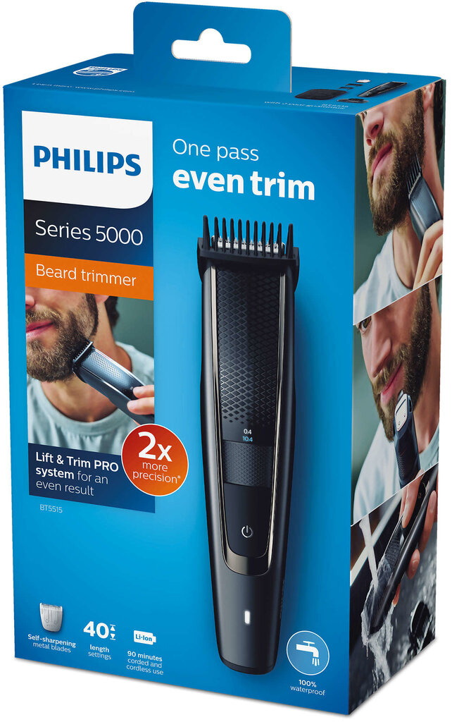 Philips BT5515/15 hinta ja tiedot | Hiustenleikkuukoneet ja trimmerit | hobbyhall.fi
