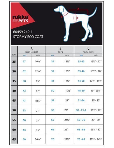 Koiran takki Rukka Stormy Eco, eri kokoja, musta hinta ja tiedot | Koiran vaatteet | hobbyhall.fi