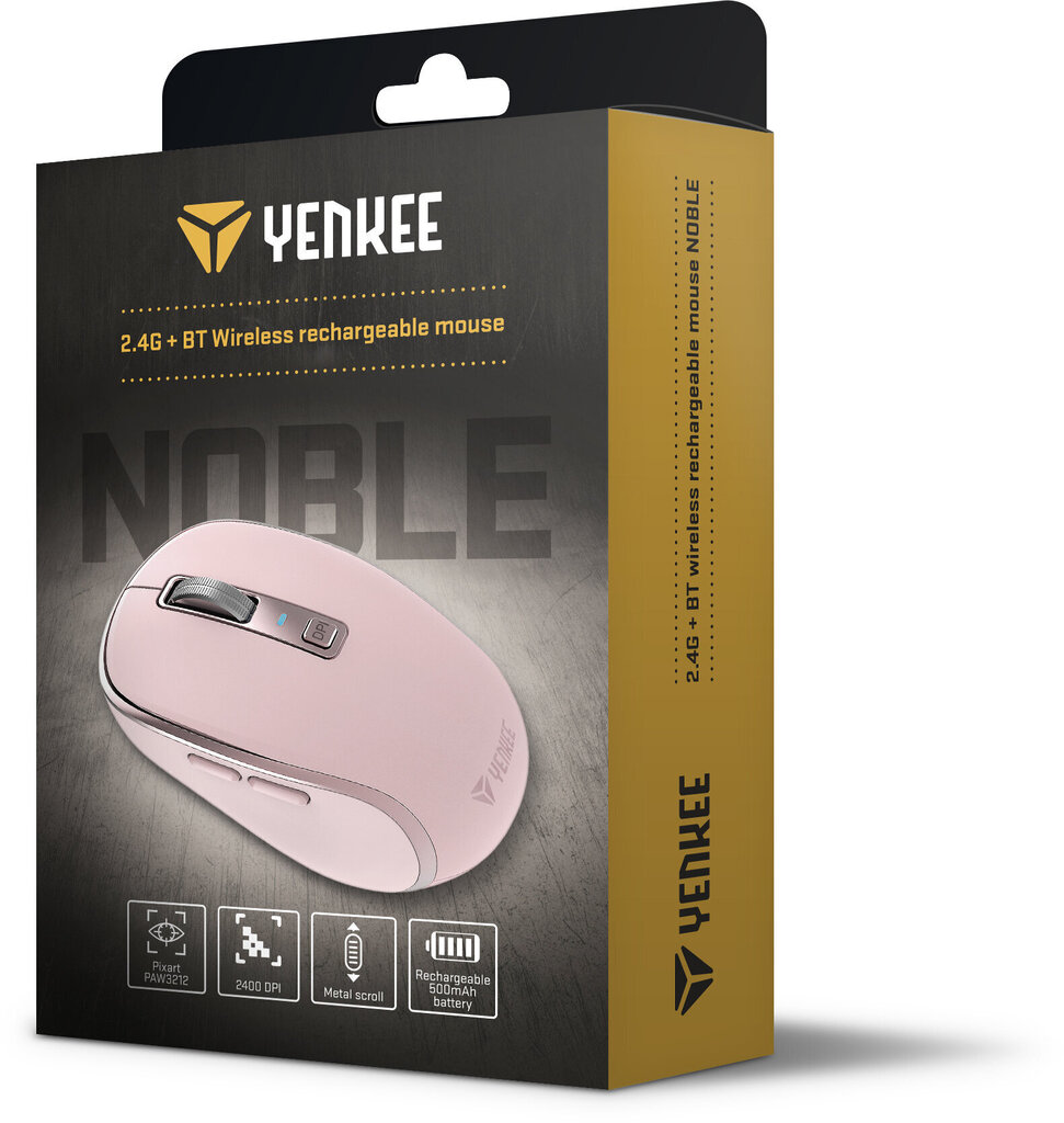 Yenkee Noble PK YMS 2085PK hinta ja tiedot | Hiiret | hobbyhall.fi