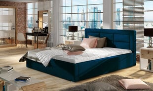 Sänky Rosano MTP, 160 x 200 cm, sininen hinta ja tiedot | Sängyt | hobbyhall.fi