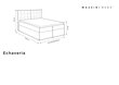 Sänky Mazzini Beds Echaveria 140x200 cm, musta hinta ja tiedot | Sängyt | hobbyhall.fi