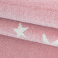 Pyöreä matto lastenhuoneeseen Ayyildiz Bambi Pink 0870, 160x160 cm hinta ja tiedot | Isot matot | hobbyhall.fi