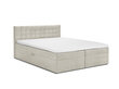 Sänky Mazzini Beds Jade 200x200 cm, beige väri hinta ja tiedot | Sängyt | hobbyhall.fi