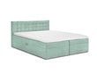 Sänky Mazzini Beds Jade 200x200 cm, vaaleanvihreä hinta ja tiedot | Sängyt | hobbyhall.fi