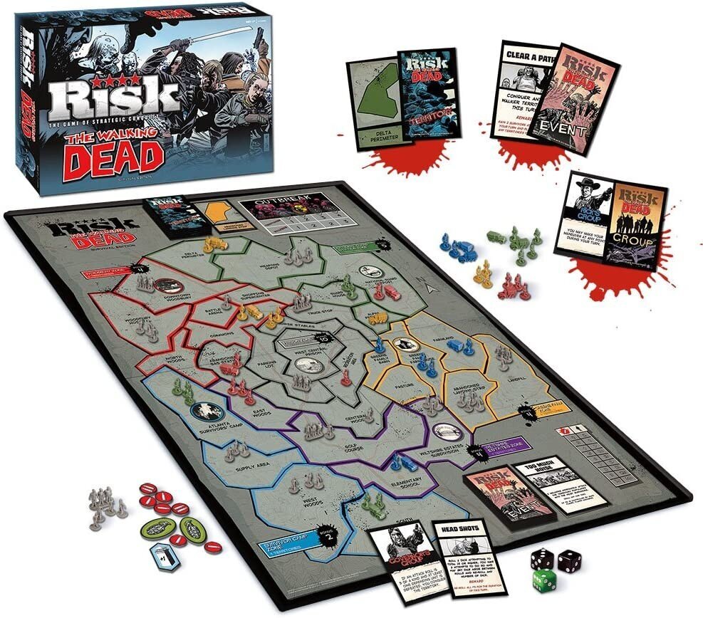 Lautapeli Risk - The Walking Dead hinta ja tiedot | Lautapelit ja älypelit | hobbyhall.fi