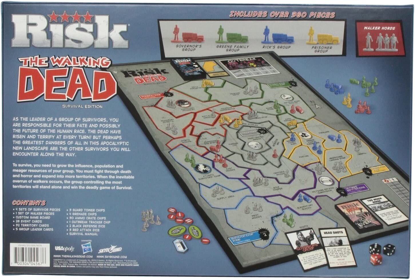 Lautapeli Risk - The Walking Dead hinta ja tiedot | Lautapelit ja älypelit | hobbyhall.fi