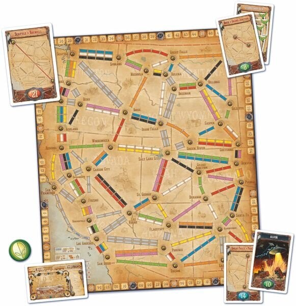 Lautapeli Days of Wonder Ticket to Ride Map Collection 6: France, FIN, SE, NO, DK hinta ja tiedot | Lautapelit ja älypelit | hobbyhall.fi