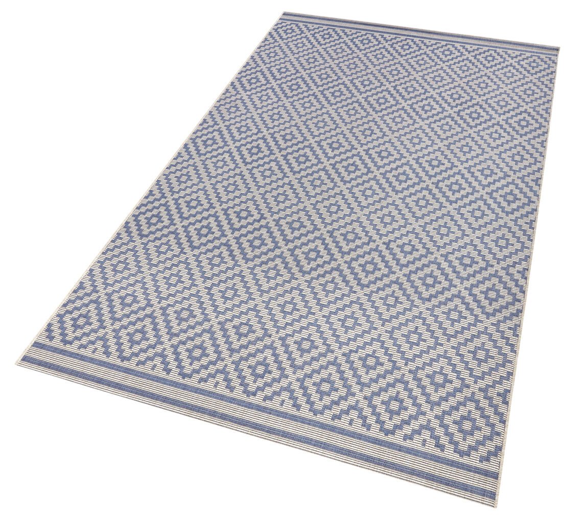 Northrugs matto Meadow Raute Blue Cream, 80x200cm hinta ja tiedot | Isot matot | hobbyhall.fi