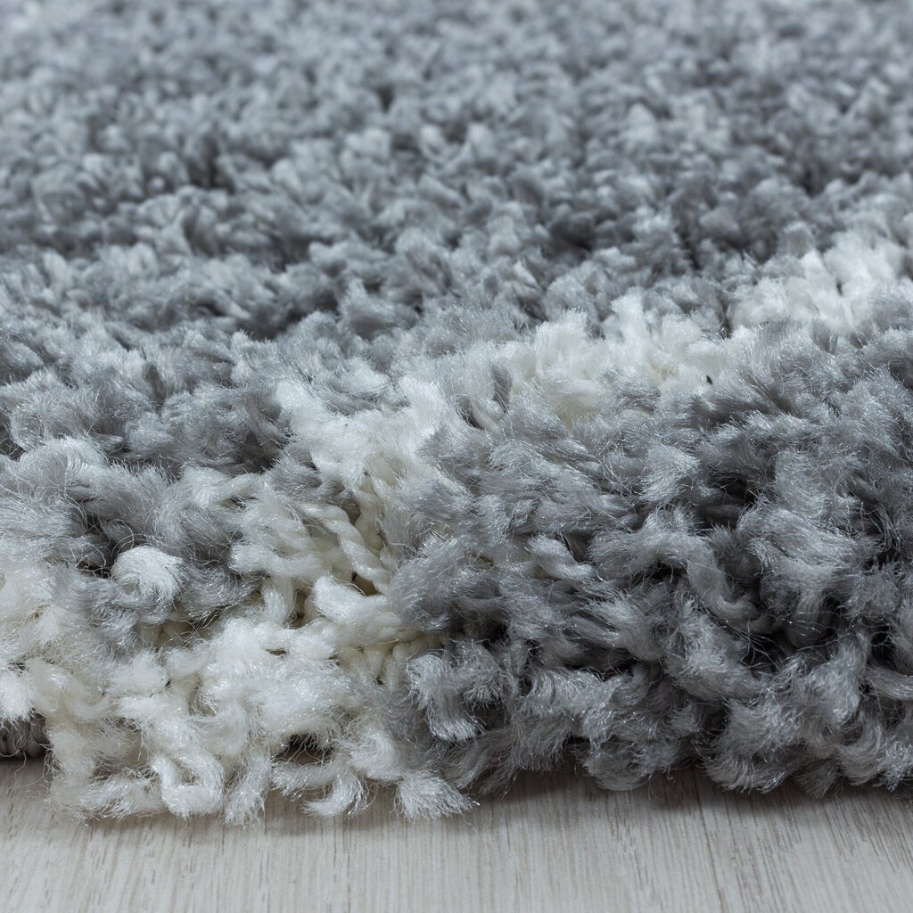 Ayyildiz matto Shaggy Alvor harmaa 3401, pyöreä, 200x200 cm hinta ja tiedot | Isot matot | hobbyhall.fi