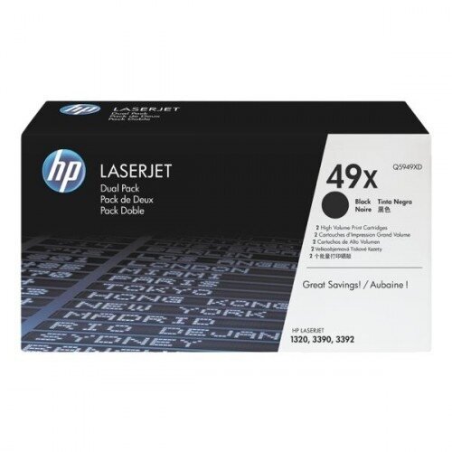 Kasetti HP Q5949XD 49XD, tuplapakkaus EOL, musta hinta ja tiedot | Laserkasetit | hobbyhall.fi