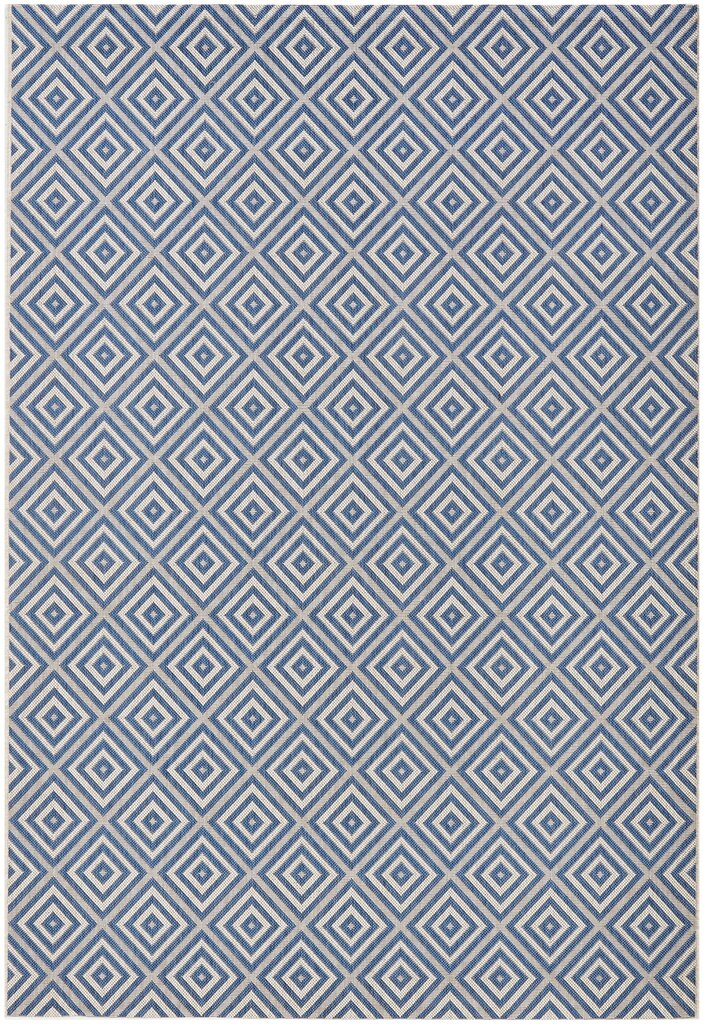 Northrugs matto Meadow Karo Blue, 140x200 cm hinta ja tiedot | Isot matot | hobbyhall.fi