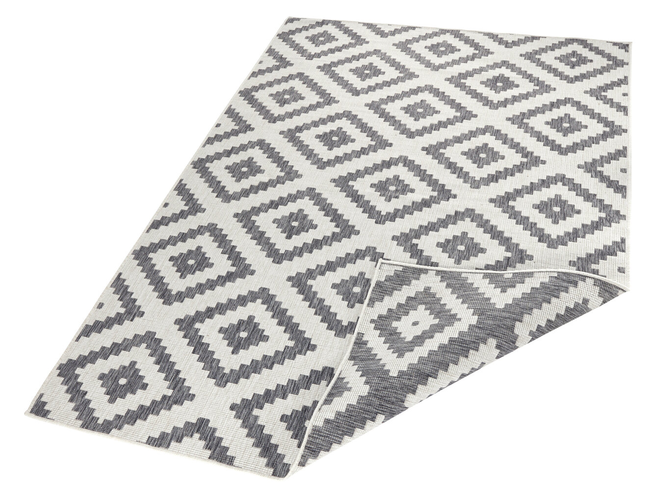 Northrugs matto Twin Malta Grey Cream, 80x150 cm hinta ja tiedot | Isot matot | hobbyhall.fi