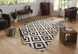 Northrugs matto Twin Malta Black Cream, 80x350 cm hinta ja tiedot | Isot matot | hobbyhall.fi