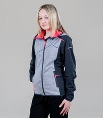 ICEPEAK NAISTEN SOFTSHELL-TAKKI Braceville 54913-9*270, vaaleanharmaa/harmaa hinta ja tiedot | Naisten ulkoilutakit | hobbyhall.fi